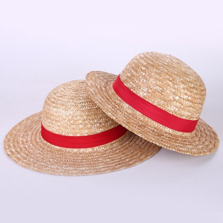 31%2035cm%20Luffy%20Hat%20Straw%20Hat%20Performance%20Animation%20Cosplay%20Sun%20Protection%20Accessories%20Hat%20Summer%20Sun%20Straw%20Hats%20For%20Women%20-%20Image%203