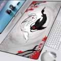 DIY Mouse Pad Yin Yang HD Pattern Anime Large Computer Mousepad Fish Gaming XL XXL Pad to Mouse Office Keyboard Desk Mice Mat. 