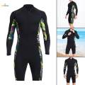 Full Wetsuits Men 1.5MM Neoprene Suit Surfing Scuba Diving Suit Adults Kayaking Canoeing Snorkeling Swimsuit Wet Suits - L. 