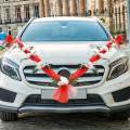 Wedding Car Flower Decoration Artificial Flowers Ornament for Ceremony Accessories.