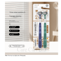Three-Sided Toothbrush with Soft Bristles- High-End Toothbrush- Household Three-Head Soft Surface-Fully Wrapped with Teeth-No Dead Ends- Deep Cleaning -2 pcs combo.