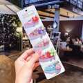 Child Fruit Hair Clip Color Quicksand Transparent Fruit Hair Clip Girl BB Edge Clip for Young Girl Kid Hair Accessories - 5 Piece. 