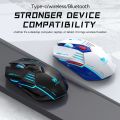 T-WOLF X7 Tri-mode RGB Gaming Mouse. 