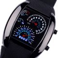 Women Men Casual LED Digital Display Silicone Band Dashboard Sports Wrist Watch Fashion watch for lovers. 
