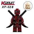 【Yurui】Compatible with New Marvel Super Hero Deadpool Domino Building Blocks Doll Assembled Toys. 