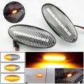 Car LED Dynamic Side Marker Signal Lamp Light Turn Lamp for Nissan Qashqai J10 X-Trail T31 Cube Juke Leaf Micra White.