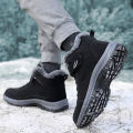 【selevn roind】 Boots Men's Women Slip On Winter Shoes For Men Waterproof Ankle Boots Winter Boots Male Snow Botines 2023 Black Botas Femininas.