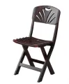 Folding Casual Chair Tulip-Bar Rose Wood. 