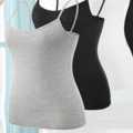 1 Pcs Ladies Camisole For All Season Use Cotton Cami Dress tank tops. 
