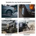 Geepact Car Tire Pressure Monitoring System Smart Car TPMS Tyre Pressure Alarm Monitoring System Solar Power Panel USB Charging TPMS Universal 4 External Sensors LCD Display. 