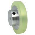 Durable 100Mm Aluminum Polyurethane Industrial Encoder Wheel Measuring Wheel for Measuring Rotary Encoder. 