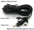 AHUJA CTP-10DX 5M Professional Musical Instrument Condenser Lavalier Microphone Clip Lapel Mic for Saxophone/Violin/Speech/Stage Performance - Microphone. 