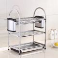 Kitchen Organizer Stainless Steel Dish Rack.