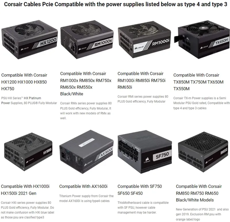 HX1000i 80PLUS PLATINUM 1000W Cablemod（Buy Corsair HX1000i 1000 