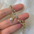 Crystal Pearl Bracelet for Women. 