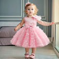 【Exclusive Limited Edition】 Toddler Girls Party Dress Sequins Princess Evening Mesh Gown Girls Fly Sleeves 1-5Years Birthday Weddings Baby Girls Dress. 