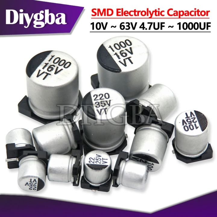 200PCS SMD Aluminium-Elektrolytkondensator 6,3V 10V 16V 25V 35V 50V 4,7UF 10UF 22UF 47UF 100UF 220UF 330UF 470UF 1000UF (Size : 6.3V1000UF 8X10.5 200PCS SMD Aluminium-Elektrolytkondensator 6,3V 10V 16V 25V 35V 50V 4,7UF 10UF 22UF 47UF 100UF 220UF 330UF 470UF 1000UF (Size : 6.3V1000UF 8X10.5