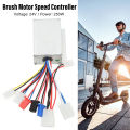 Brush Motor Speed Regulator Brush Motor Control Box Operation Stable Performance 24V 250W for Electric Scooter.