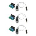 JOUYI 3X USB to RS485 RS422 Serial Converter Adapter Cable FTDI Chip for Windows 10 8 7,XP and Mac. 