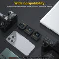 Wireless Lavalier Microphone 7RYMS iRay DW30 2.4G Lapel Mic With Charging Box For Dslr Camera Phone, Support On-board Recording.