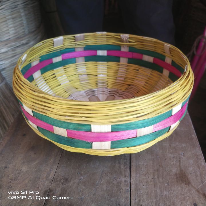 Fruit basket kitchen vegetable basket bamboo basket