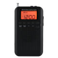 AM FM Digital Radio 2 Band Stereo Radio Digital Tuning Radio Pocket Radio Portable ICD Screen.