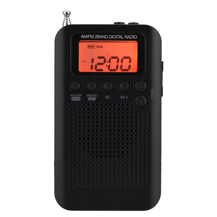 AM%20FM%20Digital%20Radio%202%20Band%20Stereo%20Radio%20Digital%20Tuning%20Radio%20Pocket%20Radio%20Portable%20ICD%20Screen%20-%20Image%202