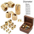 1/2 pcs 8-18mm brass drum hinge hidden cabinet cylindrical hidden invisible brass door hinge mounting furniture hardware. 