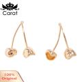 Carat Long Crry Ear gs Crry Shape Dangle Ear gs for Women Lightweight Alloy Ear Jewelry for Prom Cocktail Party Long Hang Ear gs for Women Crry Ear gs. 