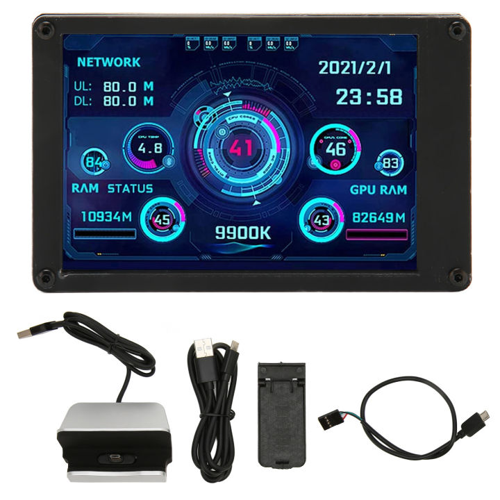 Microprocessor Monitor CPU Data Monitor, IPS USB Mini Screen 3.5 Inch for Home | Daraz.com.bd
