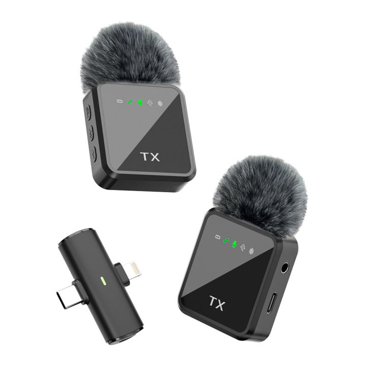F15-2%20(2%20in%201)Collar%20Wireless%20Dual%20Microphone%20proprofessional%20Lepal%20Lavaliar%20microphon%20iPhone%20&%20Type%20C%20Supported%20100%25%20NoiseCancellation%20By%20Exotix%20-%20Image%203