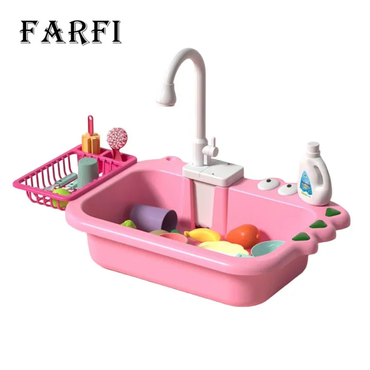 Children Electric Dishwashers 1 Set 7l Childrens Electric Dishwasher Kitchen Toy Set Simulation Playset Realistic Kitchen Toys for Girls