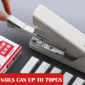 M G Heavy Duty Stapler Effortless Paper Stapling Machine 50 Sheet School Office Supply Stationery Staples Power Saving Stapler minghao. 