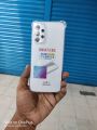for samsung galaxy A73 5g clera transparent back cover with camera protector.