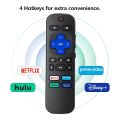 Universal TV Remote Replacement for Roku TV for TCL Roku/Hisense Roku for Sharp Roku TV,TV Remote with Netflix/Hulu. 