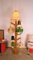 Floor Lamp //Corner Lamp-(without show piece) // Lamp shade stand with Cane Lamp. 