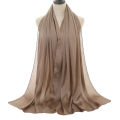 Imported plain Satin Silk Chiffon Crinkle Hijab/ Scarf. 