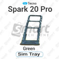Tecno Spark 20 Pro Sim Tray Micro SD Card Slot with Sim Ejector Pin Replacement Part.