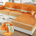 Chenille sofa cover, all-inclusive cover, anti-cat's claw, light luxury, simple elastic sofa hat, all-season universal anti-slip custom cover. 