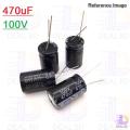 Radial 470uF Electrolytic Capacitor 100V-5Pcs. 