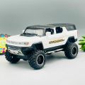 1:24 for Hummer EV SUV Off-Road Alloy Car Die Cast Toy Car Model Sound and Light Children's Toy Collectibles Birthday Gift. 