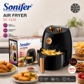 Sonifer SF-1039 household plastic1500w electric manual double knob 4.5 litres air fryer.