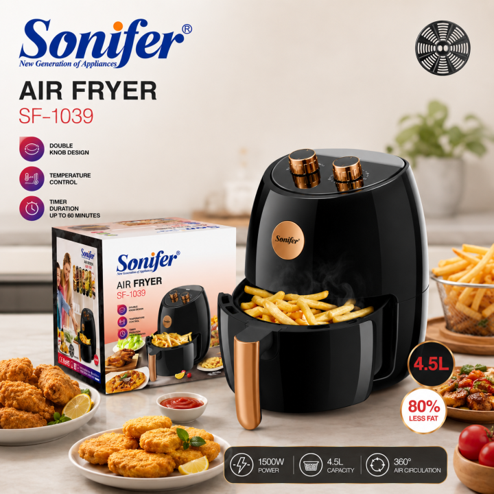 Sonifer%20SF-1039%20household%20plastic1500w%20electric%20manual%20double%20knob%204.5%20litres%20air%20fryer%20-%20Image%202