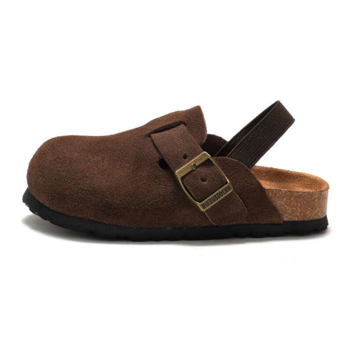 RUIZUSTOCK%20Ruizu%20Autumn/Winter%20Children's%20Cork%20Sandals,%20Genuine%20Leather,%20Boys'%20Beach%20Slippers,%20Headband,%20Girls'%20Matte%20Leather%20-%20Image%207