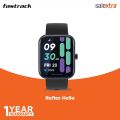 FASTRACK REFLEX HELLO- SMART WATCH WITH SILICONE BLACK STRAP, HEALTH SUITE, BT CALLING, & PERIOD TRACKER. 
