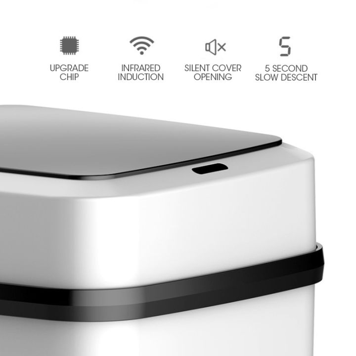 MICCK%20Automatic%20Sensor%20Trash%20Can%20For%20Kitchen%20Smart%20Home%20Rechargeable%20Food%20Waste%20Dustbin%20Square%20Bathroom%20House%20Cleaning%20Bucket%20-%20Image%204