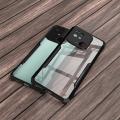 For Xiaomi Redmi 10C Edge-Reinforced Shockproof Cushion Back Clear Hybrid Transparent Hard Cover Casing. 