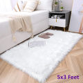 Soft Fur Carpet Fluffy Rugs, Hairy Fur Rugs Washable Faux Fur Rug For Kids Bedroom Home Decoration Sofas Cushions Mat Soft Carpet Sheepskin Rug.