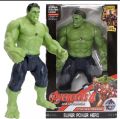Marvel Avengers Hulk/ Iron man/ Thor/ Captain America Super Hero Figure boys light toy And With Good Light. 