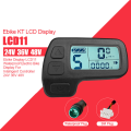 Electric Bike Display LCD Instrument/Waterproof Connector Ebike Display KT-LCD11 Mini Display 24V 36V 48V for Kunteng Controller Ebike Panel.